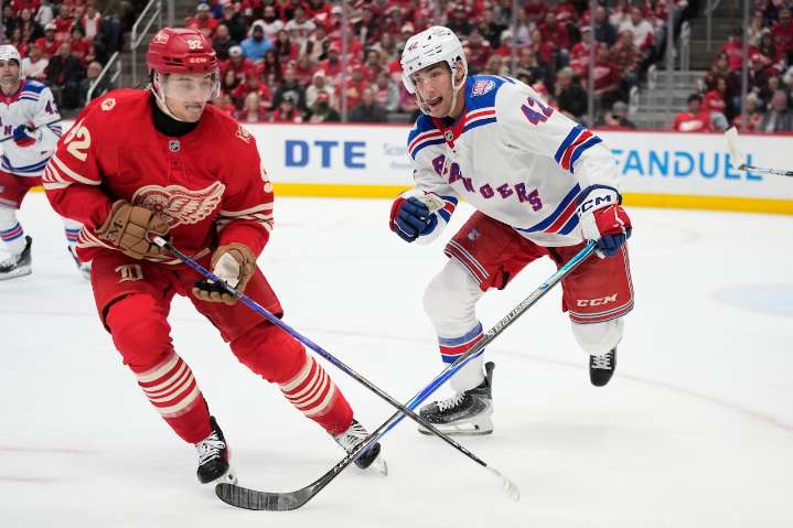 Red Wings try something new to spark struggling young forward