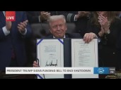 President Trump signs funding bill to end government shutdown