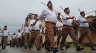 RSS takes out route march in Karnataka's Kalaburagi