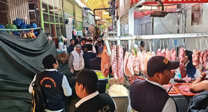 Ica: incautan más de 10 kilos de carne del mercado Arenales