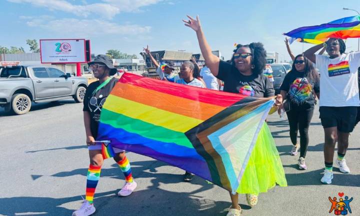 The first courageous annual Palapye Pride in Botswana