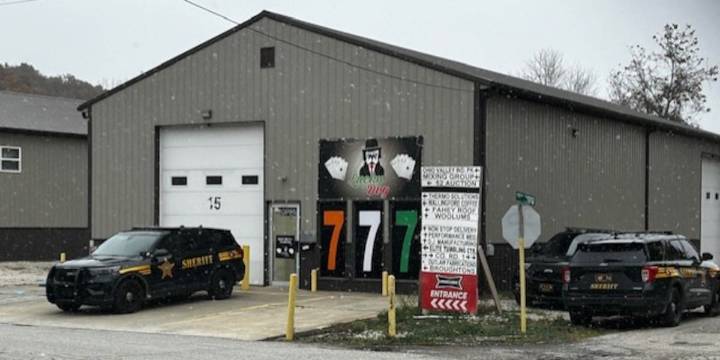 Investigation underway at alleged illegal gambling business