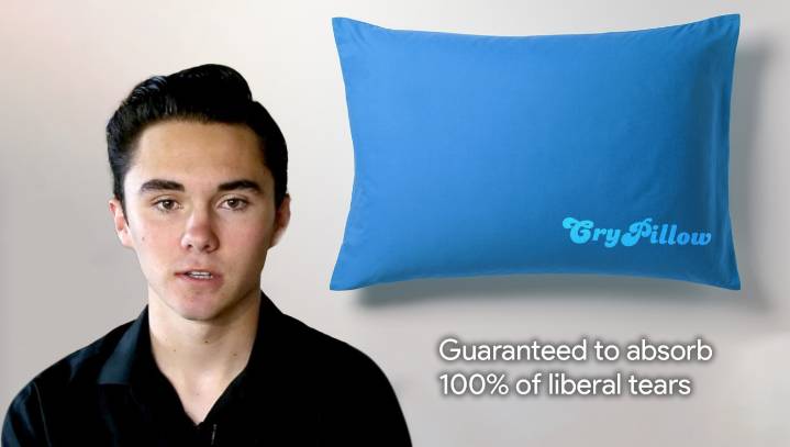 David Hogg To Release Line Of Extra-Absorbent Pillows For Liberal Tears