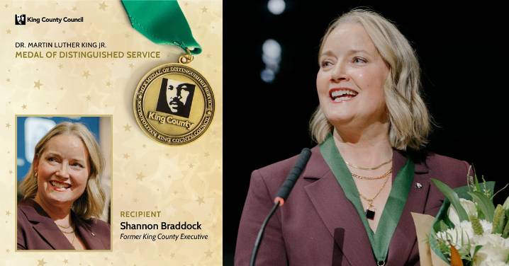 Shannon Braddock honored by King County Council