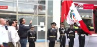 Presidente Jerí inicia su visita a Cajamarca con izamiento del pabellón nacional