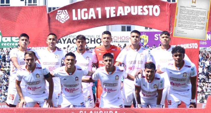Ayacucho FC al borde del descenso por decisión de la Comisión de Disciplina de la FPF La Comisión de Disciplina de la Federación Peruana de Fútbol decidió declarar a Comerciantes Unidos ganador del en