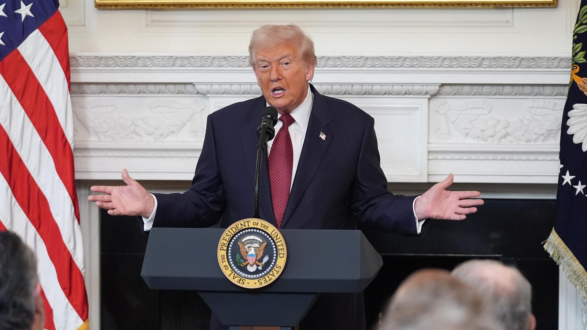 Trump calls shutdown a 'big factor' in Democratic wins, demands Senate 'terminate' fillibuster