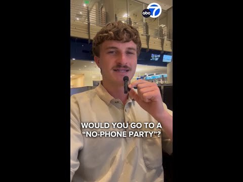 Would you go to a 'no-phone party?"