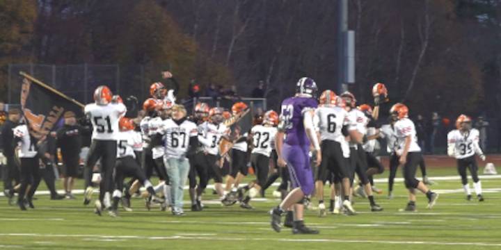Winslow celebrates Class D North football championship