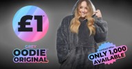 Oodie hooded blankets only £1 from 7pm tonight in first come, first served sale