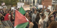 Hundreds march in Uptown, protesting Border Patrol activity in Charlotte