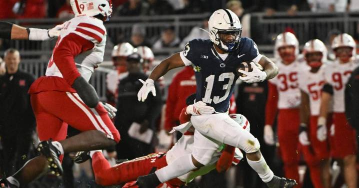 Allen becomes Penn State's career rushing leader as Nittany Lions pound Cornhuskers 37