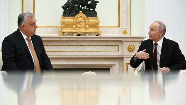 Hungary's Orbán seeks more Russian oil and gas at Kremlin talks with Putin