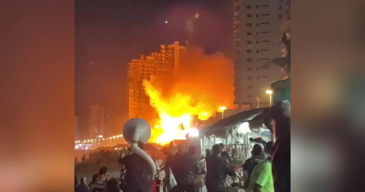 VIDEO: fuerte explosión en restaurante de Mazatlán; reportan al menos un muerto y varios heridos
