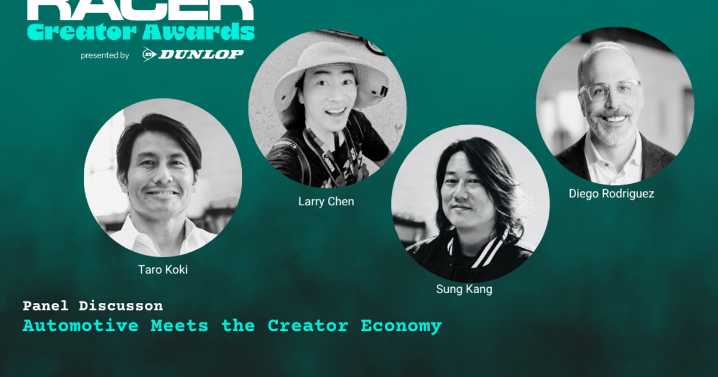 RACER Creator Awards Presented by Dunlop announces panel: “Automotive Meets the Creator Economy”