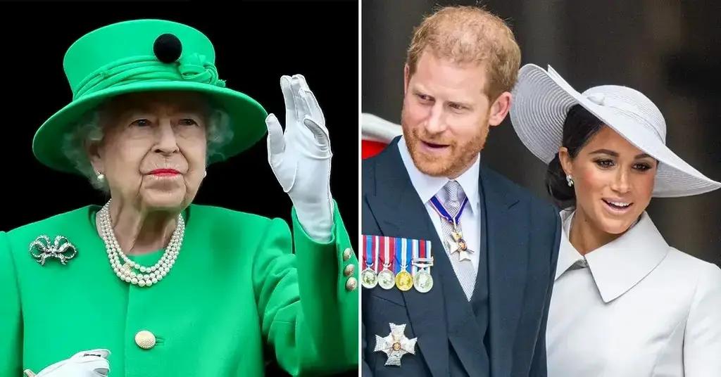 Prince Harry and Meghan Markle Accused of Taking a 'Swipe' at Late Queen Elizabeth