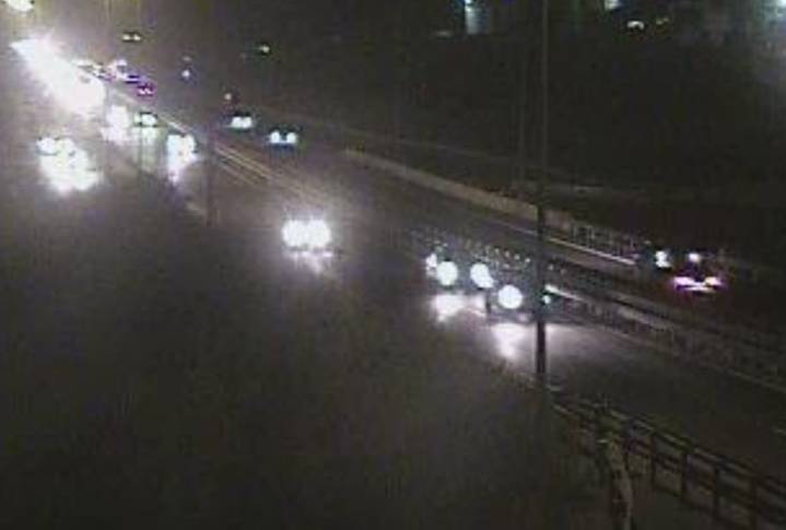 Incendio de un coche en la TF