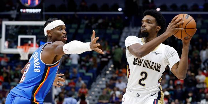 Pelicans lose sixth in a row as defending champs Thunder roll, 120