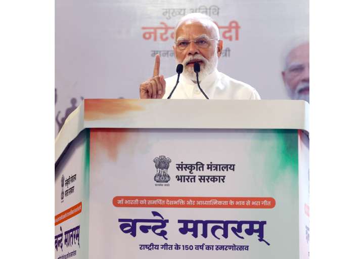 Key stanzas of Vande Mataram song dropped in 1937: PM