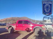 Encuentran en Matamoros Raptor blindada y en su interior droga