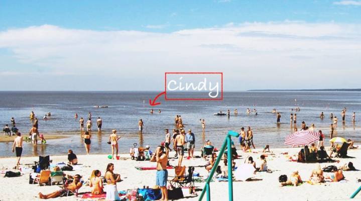 Cindy Klassen Spotted Wearing Skates at Beach