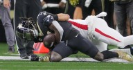 Alvin Kamara's status up in the air after he suffered a knee injury against the Falcons