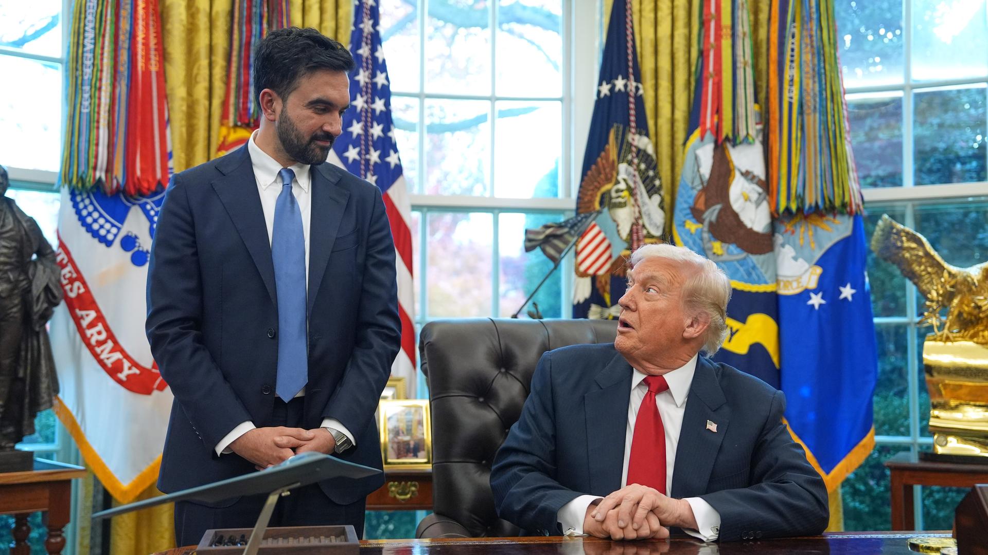 Trump says he’d live in Mamdani’s New York, says he'll help him