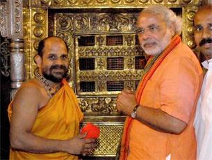 Modi will attend Lakshakantha Gita Parayana at Udupi Sri Krishna Math on Nov 28