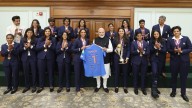 Namo 1: Harmanpreet Kaur, team India gift special signed jersey to PM Modi