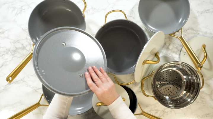The Top-Rated IKEA Find That's Ideal For Organizing Pots & Pans Lids In Deep Cabinets