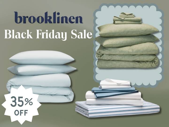 Brooklinen’s Black Friday sale has up to 35% off its bestselling Percale sets