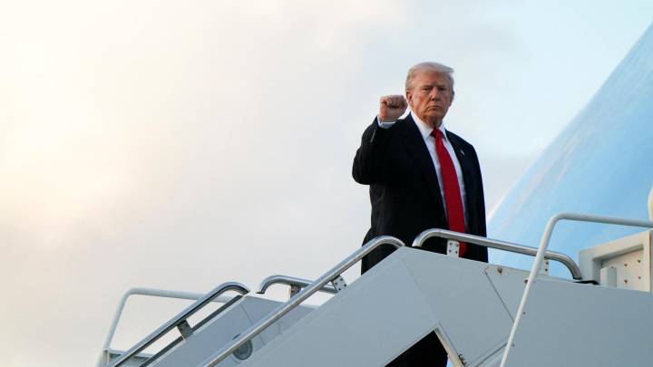 Trump advierte de que Maduro tiene "los días contados" pero desliza que EEUU no entrará en guerra con Venezuela: "Lo dudo"