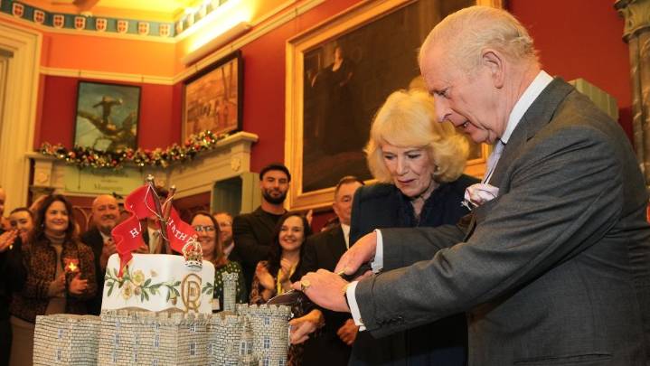 King Charles III Celebrates 77th Birthday With Cake and a New Portrait