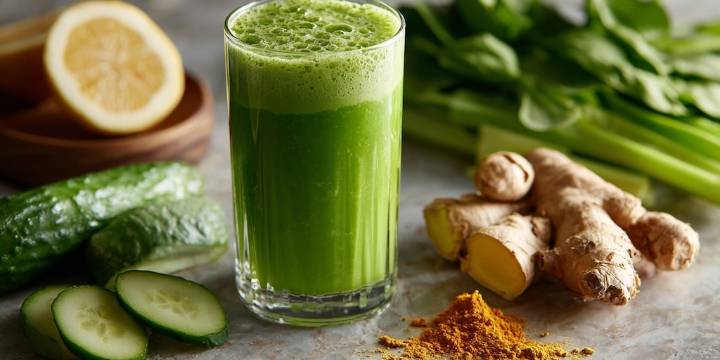 Jugo de apio y pepino: beneficios de esta bebida natural para los riñones, el estómago y la piel