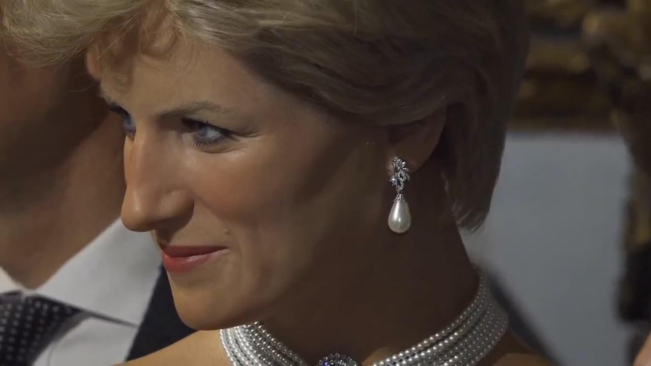 Paris wax museum unveils a new figure of Princess Diana in "revenge dress"