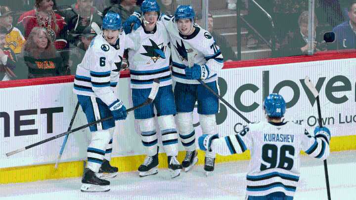 Celebrini helps Sharks rally, top Wild in OT for 4th straight win