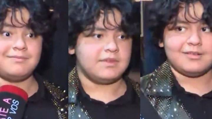 Reapareció públicamente Dieguito Fernando y sorprendió con su parecido a Maradona