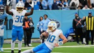 Justin Herbert shakes off a pick-6 as the Chargers beat skidding Titans 27