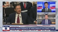 Judge finds evidence of misconduct in Comey case