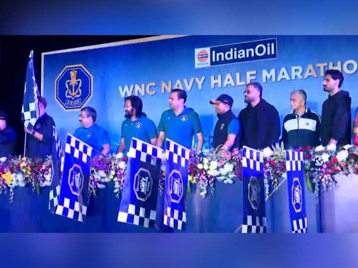 Riteish Deshmukh, Suniel Shetty flag off WNC Half Marathon 2025