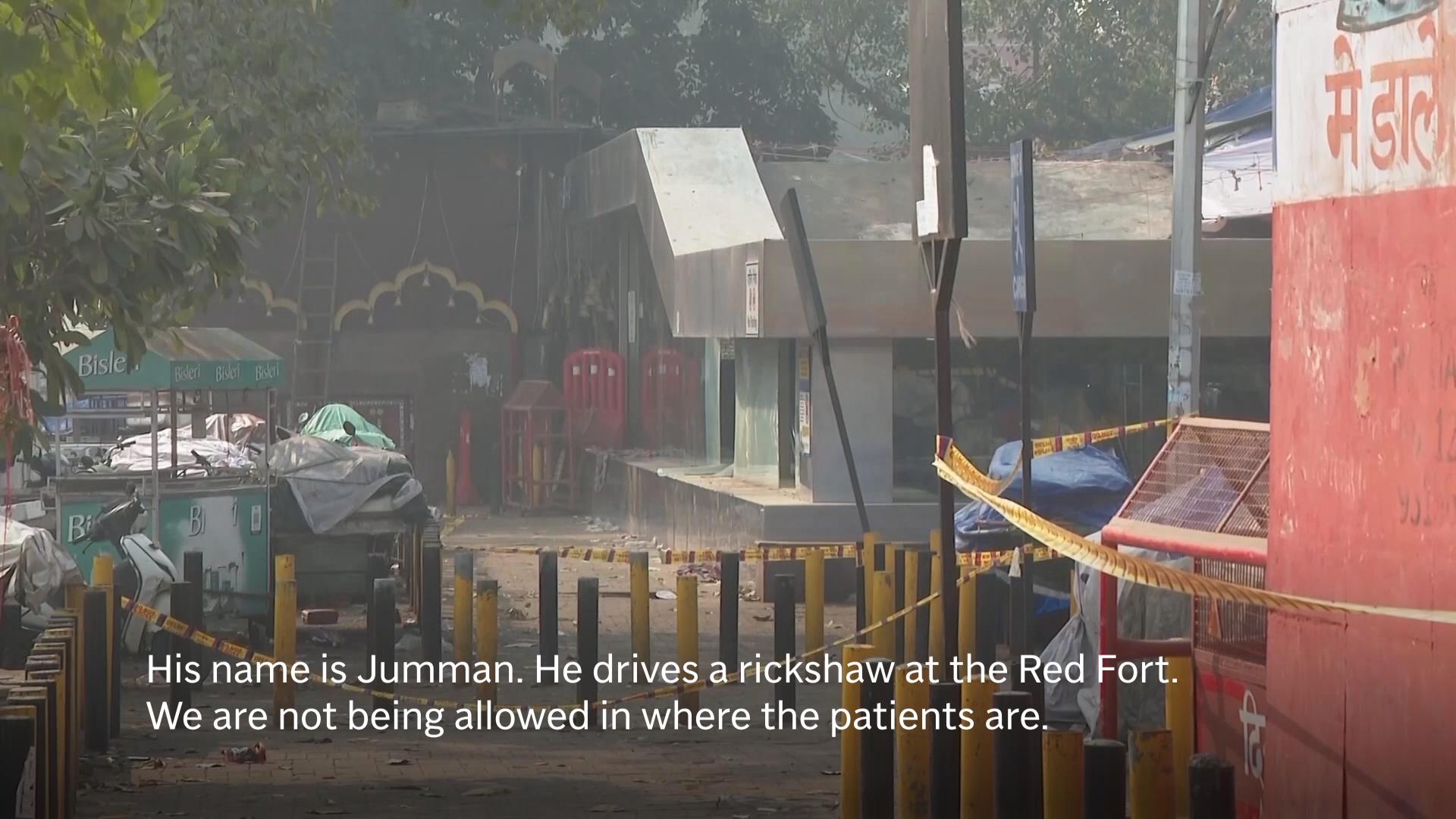 Grieving relatives at scene of New Delhi blast as Modi says those responsible 'won't be spared'