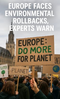 Europa enfrenta retrocesos ambientales y expertos alertan sobre pérdida de liderazgo climático