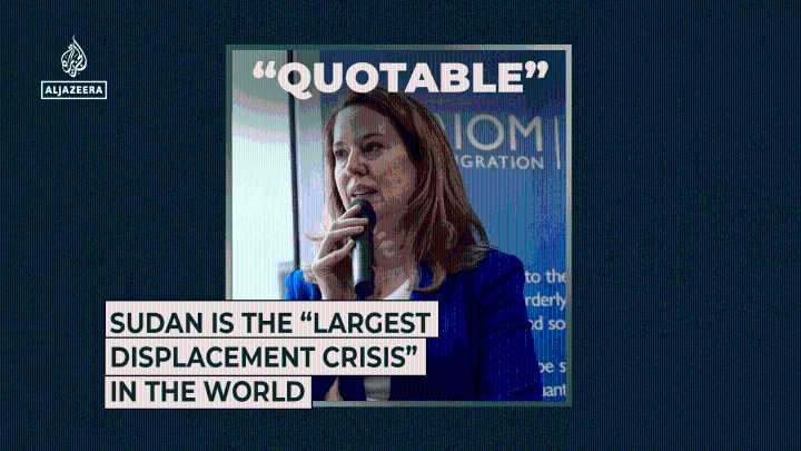 Sudan is the “largest displacement crisis in the world”