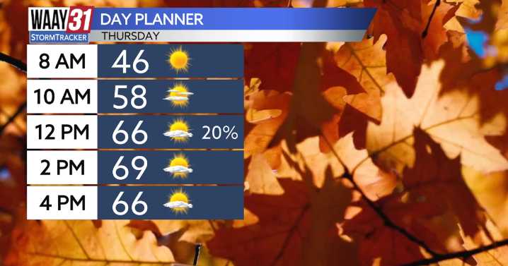 We're chilly now, but sunny and warm afternoon is heading our way
