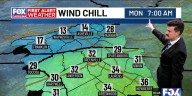 Strong winds intensifying incoming cold in Carolinas