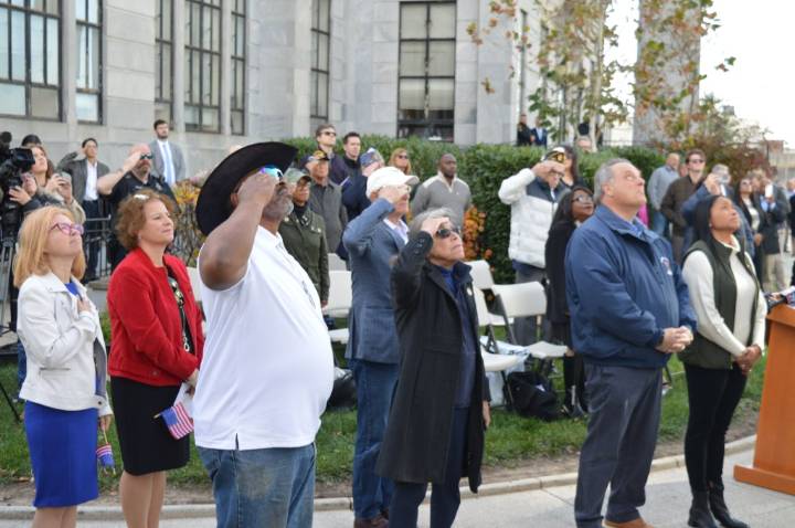 Montgomery County recognizes November as Veterans Month with flag raising