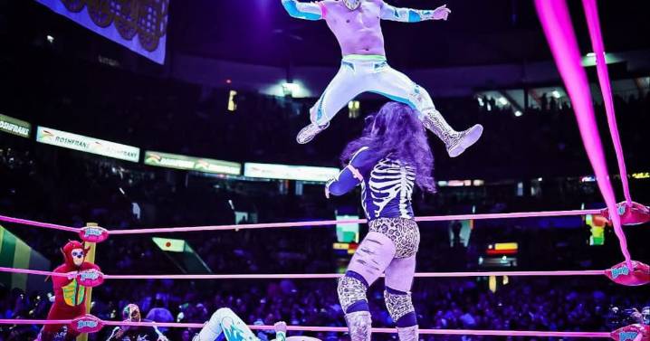 Día de Muertos inolvidable: Sky Team y Guerrero Maya Jr. brillan en la Arena México