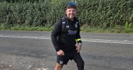 Veteran completes 250-mile charity walk with broken leg