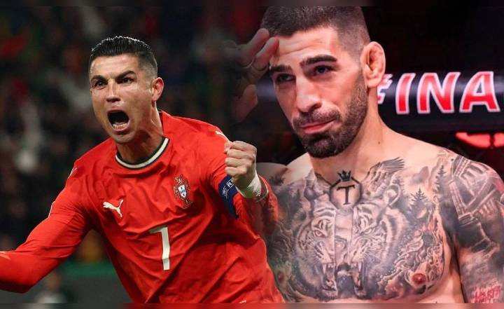 Cristiano Ronaldo se une a Ilia Topuria y salta al octágono de la MMA : 'Cr7' incursiona en este deporte con el campeón de la UFC