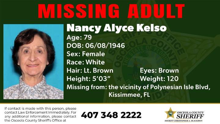Osceola County Sheriff looking for missing 79